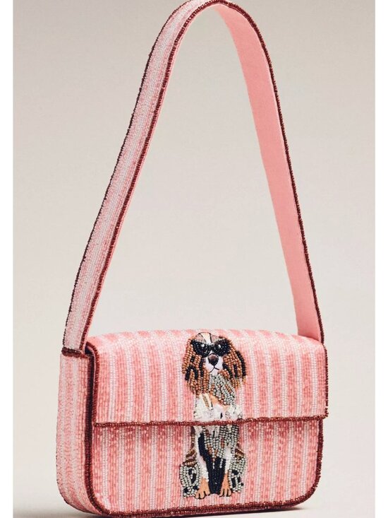 Anthropologie Handbags - The Fiona Beaded Bag: Animal Edition Cocker Spaniel